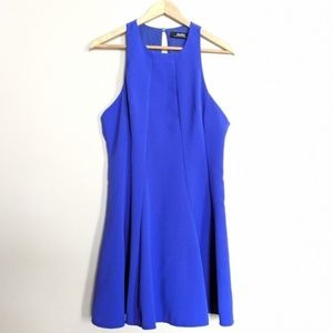 Lulu's Blue Skater Dress NWOT
